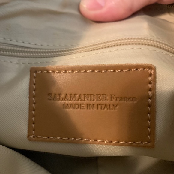 Hand painted Italian made boho bag. - Picture 11 of 12